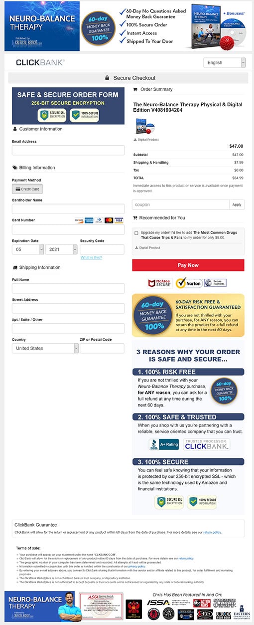 Neuro-Balance Therapy-Secure-Checkout